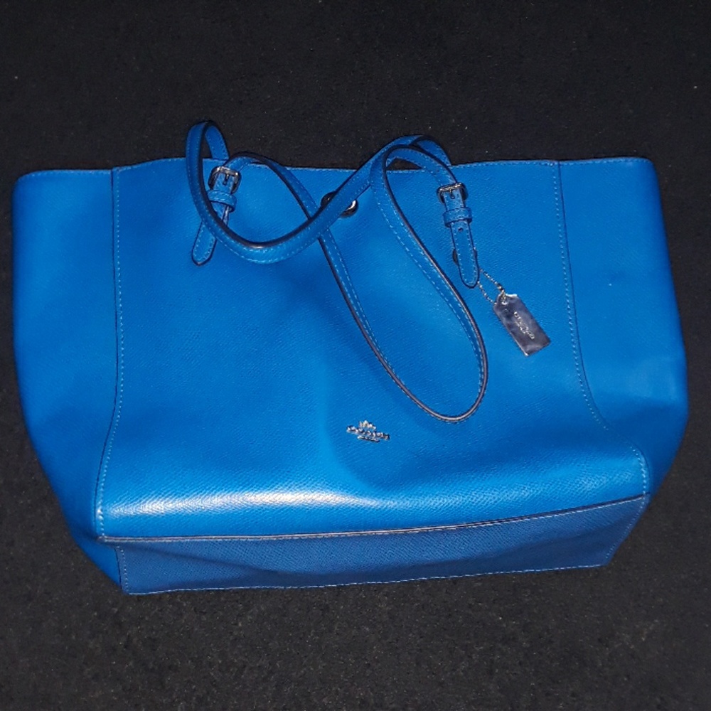 Blue coach bag